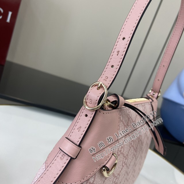 Gucci專櫃古馳最新款Emblem系列小號肩背包 jh2622型號：815218